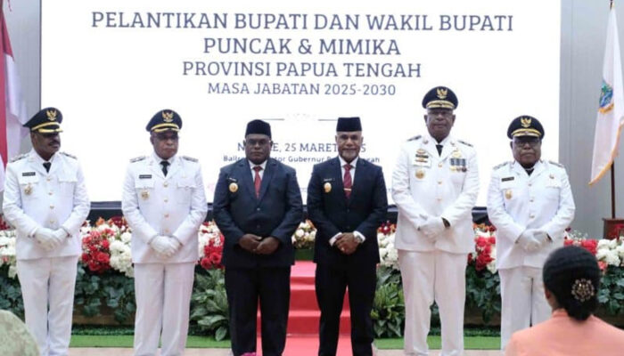 Pesan Gubernur Papua Tengah Kepada Bupati dan Wakil Bupati Mimika