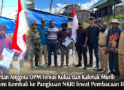 Mantan Anggota OPM Tenius Kulua dan Kalenak Murib Resmi Kembali ke Pangkuan NKRI lewat Pembacaan Ikrar