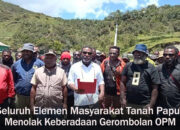 Seluruh Elemen Masyarakat Tanah Papua Menolak Keberadaan OPM