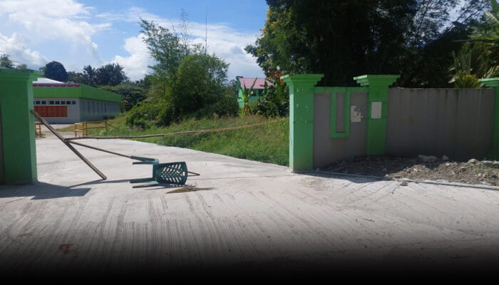 Puskesmas Khomba Masih Dipalang, Dinkes Kabupaten Jayapura Upayakan Pelayanan di Gedung Sementara