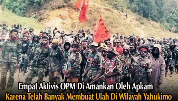 Empat Aktivis OPM Diamankan Aparat di Yahukimo Akibat Rentetan Aksi Mengganggu Keamanan