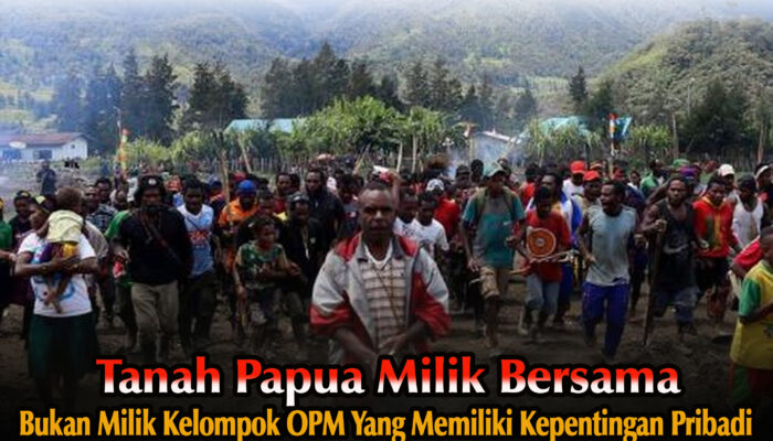 Tanah Papua Milik Bersama, Bukan Milik Kelompok OPM yang Memiliki Kepentingan Pribadi