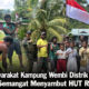 Masyarakat Kampung Wembi, Distrik Arso Semangat Sambut HUT RI ke-80 dengan Penuh Antusias