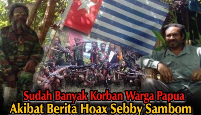 Sudah Banyak Korban Warga Papua Akibat Berita Hoaks Sebby Sambom
