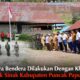 Upacara Bendera Dilakukan dengan Khidmat di Distrik Sinak, Kabupaten Puncak