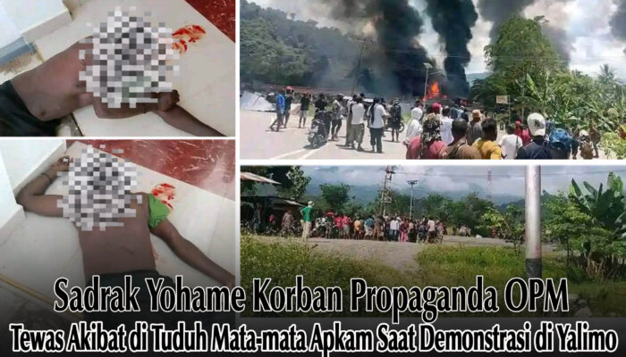 Sadrak Yohame Jadi Korban Propaganda, Tewas Dituduh Mata-Mata Apkam oleh OPM di Yalimo