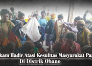 Satgas Yonif 4 Marinir Hadir Atasi Kesulitan Masyarakat Papua di Distrik Obano