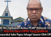 Ketua PGBP Wilayah Tiom, Pdt. Ito Yigibalom Kecam Aksi OPM yang Jadikan Masyarakat Suku Papua Sebagai Sasaran