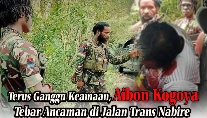 Terus Ganggu Keamanan, Mayor Aibon Kogoya Tebar Ancaman di Jalan Trans Nabire