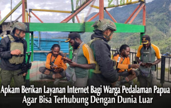 Satgas Yonif 408/Sbh Hadirkan WiFi Gratis di Pedalaman Papua, Warga Tumbupur Kini Bisa Terhubung ke Dunia