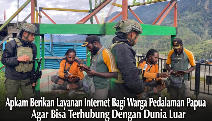Satgas Yonif 408/Sbh Hadirkan WiFi Gratis di Pedalaman Papua, Warga Tumbupur Kini Bisa Terhubung ke Dunia