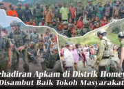 Kehadiran Aparat Keamanan di Distrik Homeyo Disambut Baik Tokoh Masyarakat