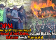 OPM Kodap XV Ngalum Kupel Bakar Sekolah di Kiwirok, Anak-Anak Tak Bisa Sekolah, Tokoh Masyarakat Mengecam Keras