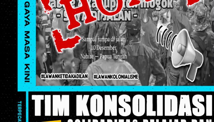 Tim Konsolidasi Solidaritas Pelajar dan Mahasiswa Papua Tengah Bantah Seruan Aksi: Informasi yang Beredar adalah Hoaks