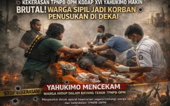 TPNPB-OPM Kodap XVI Yahukimo Kembali Menebar Kekerasan, Warga Sipil Jadi Korban Penusukan di Dekai