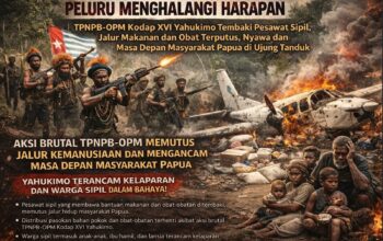 Peluru Menghalangi Harapan: TPNPB-OPM Kodap XVI Yahukimo Tembaki Pesawat Sipil, Jalur Makanan dan Obat Terputus