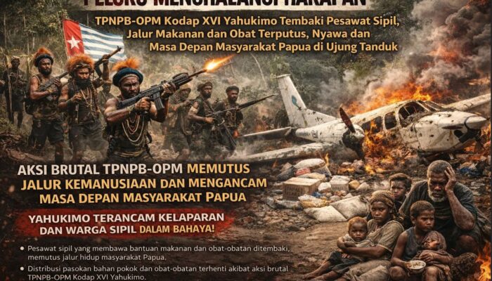 Peluru Menghalangi Harapan: TPNPB-OPM Kodap XVI Yahukimo Tembaki Pesawat Sipil, Jalur Makanan dan Obat Terputus