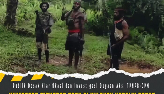 Kekerasan terhadap Anak di Wilayah Konflik Papua oleh TPNPB-OPM, Publik Desak Klarifikasi dan Investigasi